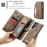 CaseMe Samsung Galaxy S25 Ultra Cover 008 Series Aftageligt Cover Brun