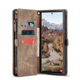 CaseMe Samsung Galaxy S25 Ultra Cover 008 Series Aftageligt Cover Brun