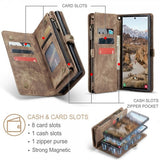 CaseMe Samsung Galaxy S25 Ultra Cover 008 Series Aftageligt Cover Brun