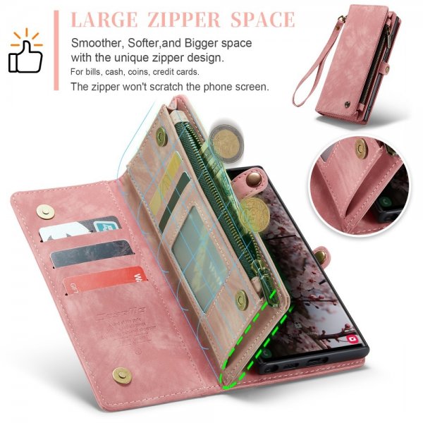 CaseMe Samsung Galaxy S25 Ultra Cover 008 Series Aftageligt Cover Rosa