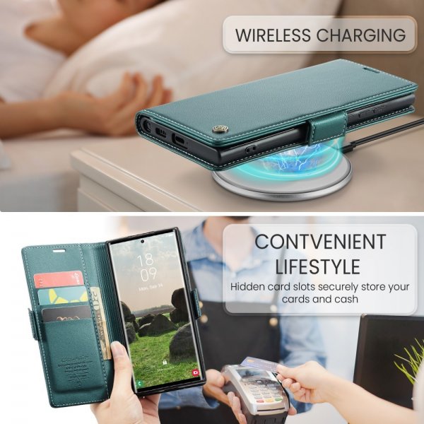 CaseMe Samsung Galaxy S25 Ultra Cover 023 Serie Grøn