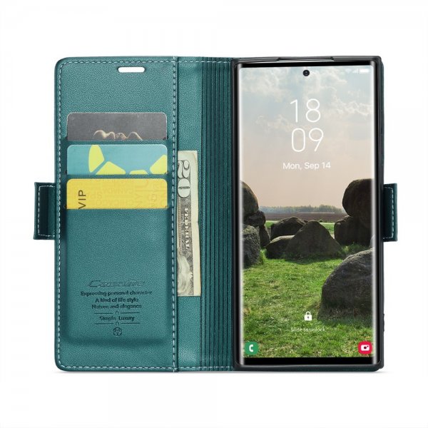 CaseMe Samsung Galaxy S25 Ultra Cover 023 Serie Grøn