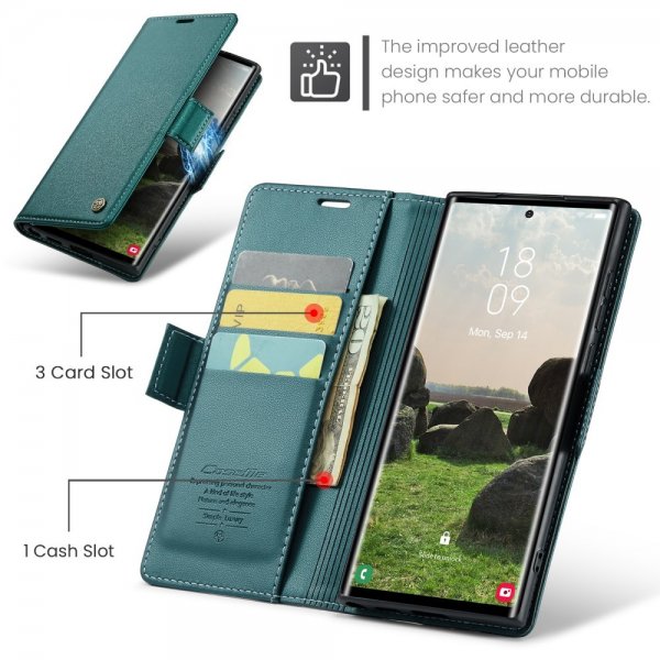 CaseMe Samsung Galaxy S25 Ultra Cover 023 Serie Grøn