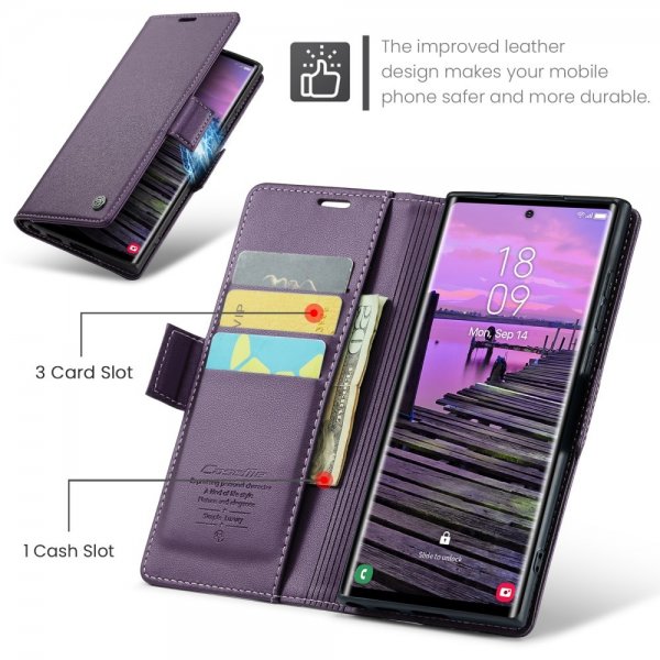 CaseMe Samsung Galaxy S25 Ultra Cover 023 Series Lilla
