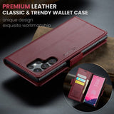 CaseMe Samsung Galaxy S25 Ultra Cover 023-serien Rød