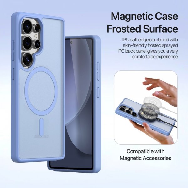 Dux Ducis Samsung Galaxy S25 Ultra Cover 2-i-1 Lawa Series MagSafe Blå