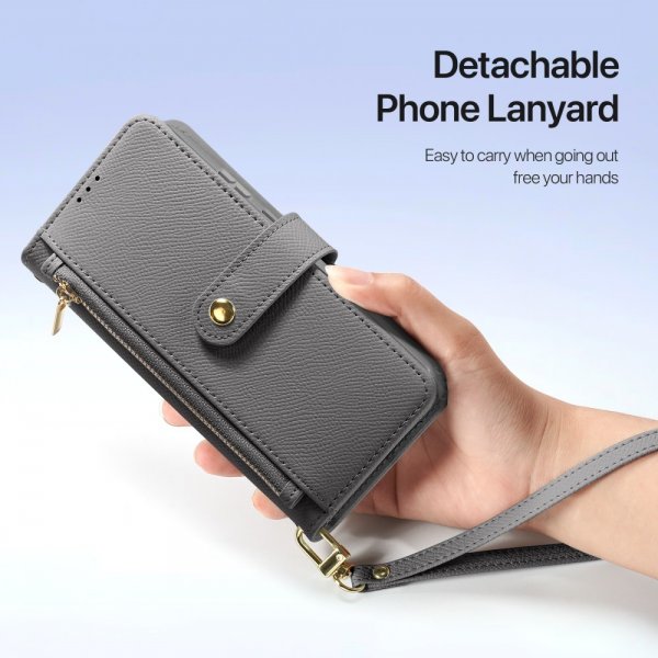 Dux Ducis Samsung Galaxy S25 Ultra Cover 2-i-1 Lawa Series MagSafe Grå
