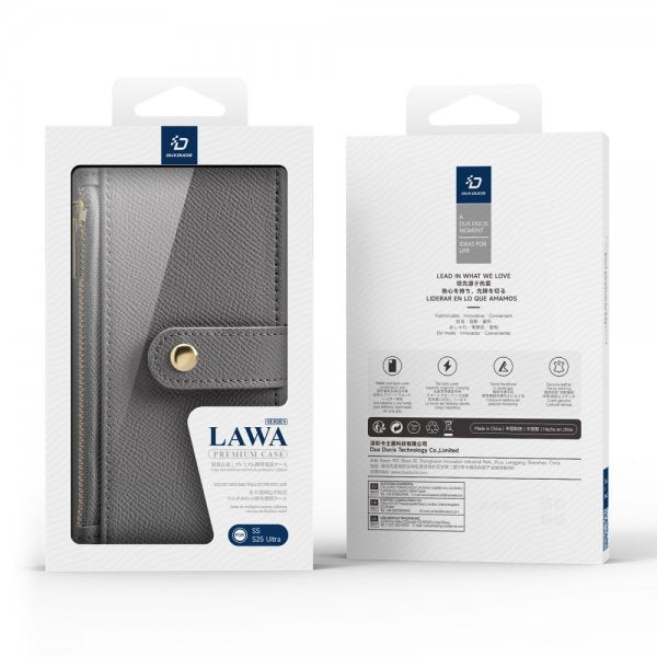 Dux Ducis Samsung Galaxy S25 Ultra Cover 2-i-1 Lawa Series MagSafe Grå