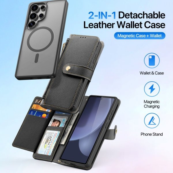 Dux Ducis Samsung Galaxy S25 Ultra Cover 2-i-1 Lawa Series MagSafe Sort