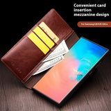 Qialino Samsung Galaxy S25 Ultra Cover Ægte Læder Brun