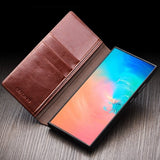 Qialino Samsung Galaxy S25 Ultra Cover Ægte Læder Sort