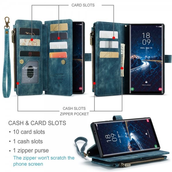 CaseMe Samsung Galaxy S25 Ultra Cover C30 Series Blå