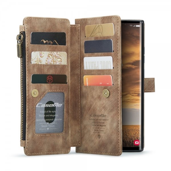 CaseMe Samsung Galaxy S25 Ultra Cover C30 Series Brun