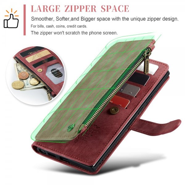 CaseMe Samsung Galaxy S25 Ultra Cover C30 Series Rød
