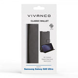 Vivanco Samsung Galaxy S25 Ultra Cover Classic Wallet Sort