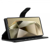 Nordic Covers Samsung Galaxy S25 Ultra Cover Essential Leather Raven Black