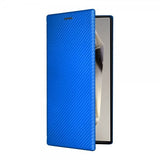 Samsung Galaxy S25 Ultra Cover Kulfibertekstur Blå