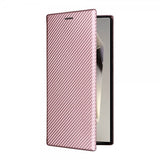 Samsung Galaxy S25 Ultra Cover Kulfibertekstur Rosaguld
