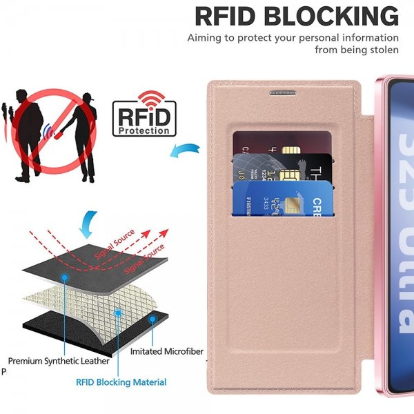Samsung Galaxy S25 Ultra Cover MagSafe Rosa