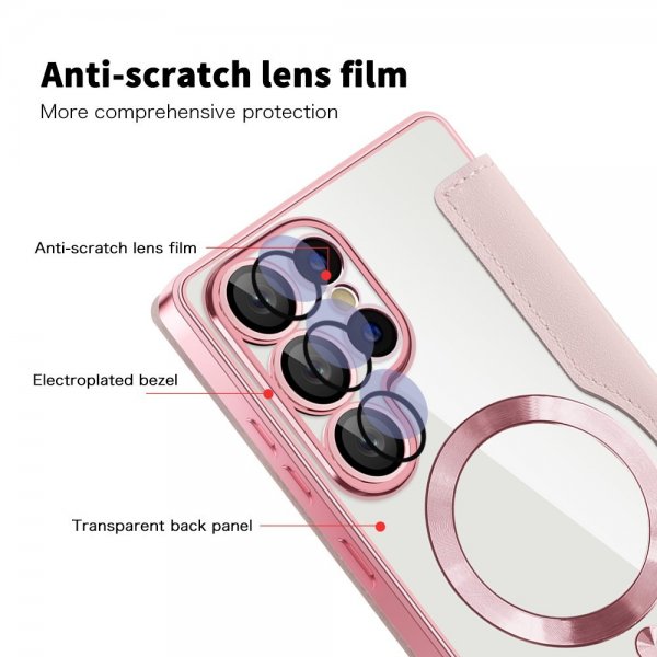 Samsung Galaxy S25 Ultra Cover MagSafe Rosa