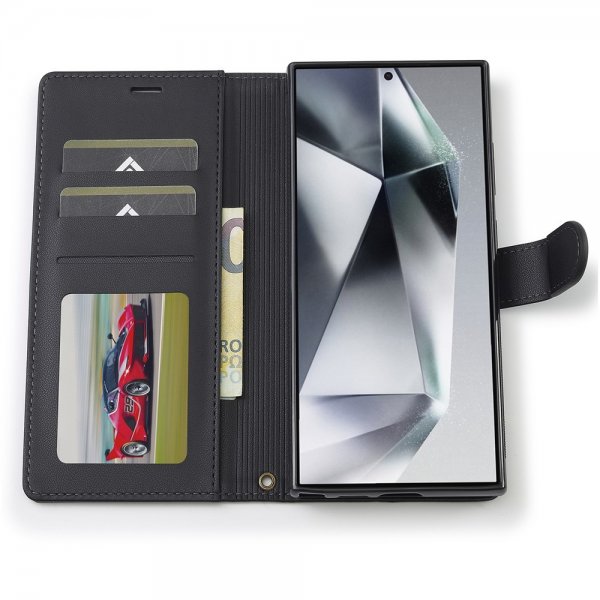 Nordic Covers Samsung Galaxy S25 Ultra Cover med aftageligt MagSafe-cover Raven Black