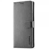 Lc.Imeeke Samsung Galaxy S25 Ultra Cover med Kortlomme Standerfunktion Grå