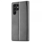 Lc.Imeeke Samsung Galaxy S25 Ultra Cover med Kortlomme Standerfunktion Grå