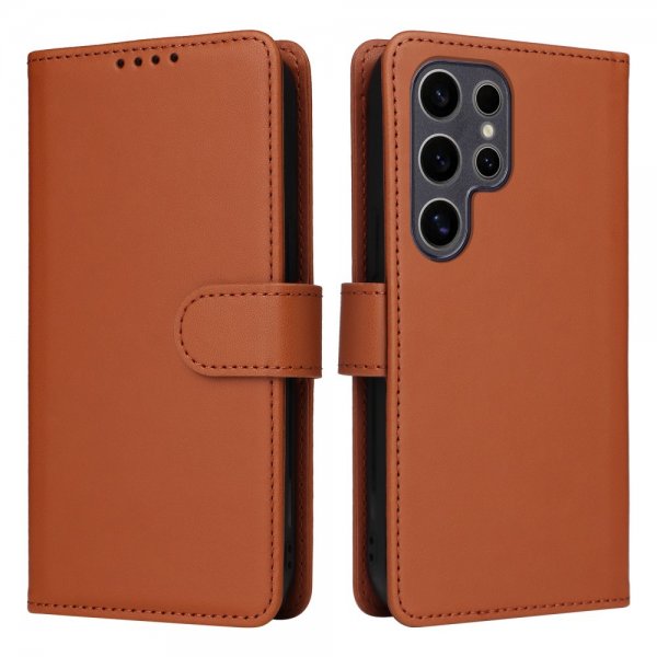 Betopnice Samsung Galaxy S25 Ultra Etui med Aftageligt Cover 005 Brun