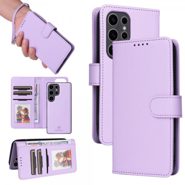 Betopnice Samsung Galaxy S25 Ultra Cover med Aftageligt Etui 005 Lilla