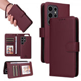 Betopnice Samsung Galaxy S25 Ultra Etui med Aftagelig Skal 005 Rød