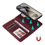 Betopnice Samsung Galaxy S25 Ultra Etui med Aftagelig Skal 005 Rød