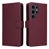 Betopnice Samsung Galaxy S25 Ultra Etui med Aftagelig Skal 005 Rød