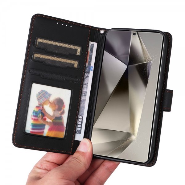 Betopnice Samsung Galaxy S25 Ultra Cover med Aftageligt Cover 005 Sort