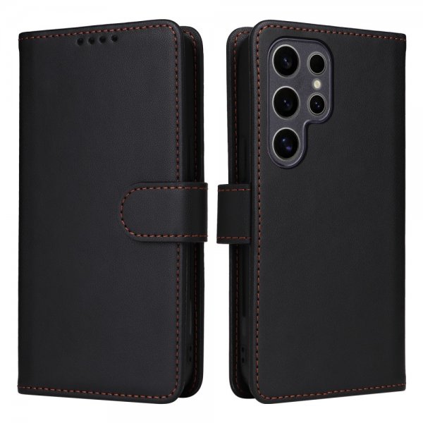 Betopnice Samsung Galaxy S25 Ultra Cover med Aftageligt Cover 005 Sort