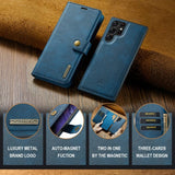 Dg.Ming Samsung Galaxy S25 Ultra Cover med Aftageligt Cover Blå