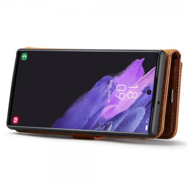 Dg.Ming Samsung Galaxy S25 Ultra Cover med Aftageligt Cover Brun