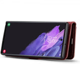 Dg.Ming Samsung Galaxy S25 Ultra Cover med Aftageligt Cover Rød