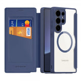 Dux Ducis Samsung Galaxy S25 Ultra Cover Skin X Pro Series MagSafe Blå
