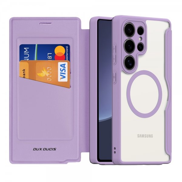 Dux Ducis Samsung Galaxy S25 Ultra Cover Skin X Pro Series MagSafe Lilla