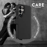CARE by PanzerGlass Samsung Galaxy S25 Ultra Etui Tango Two-in-One Wallet MagSafe Sort