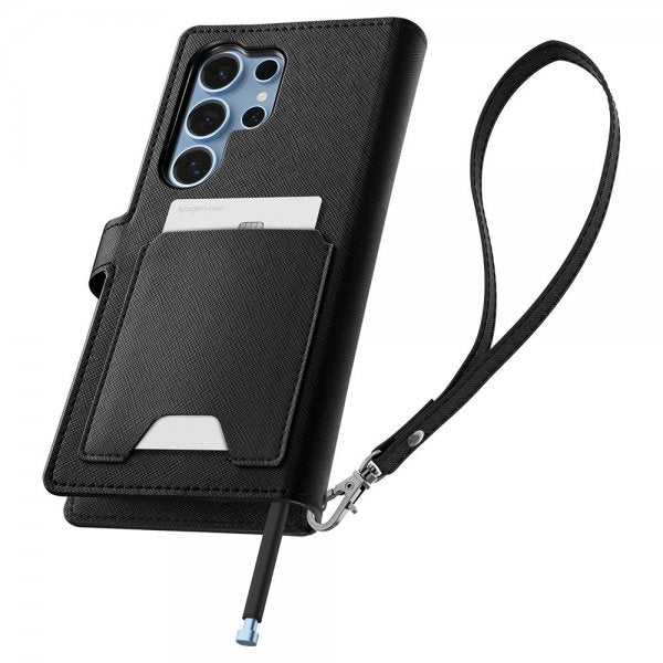 Spigen Samsung Galaxy S25 Ultra Cover Wallet S Sort