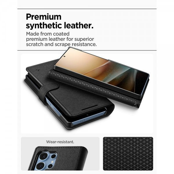 Spigen Samsung Galaxy S25 Ultra Cover Wallet S Sort