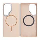 Samsung Galaxy S25 Ultra Cover Kulfibermønster MagSafe Guld