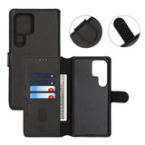 Rvelon Samsung Galaxy S25 Ultra Cover Magnetisk Aftageligt Etui Sort