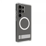 dbramante1928 Samsung Galaxy S25 Ultra Cover Iceland Pro Qi2 Kickstand Transparent
