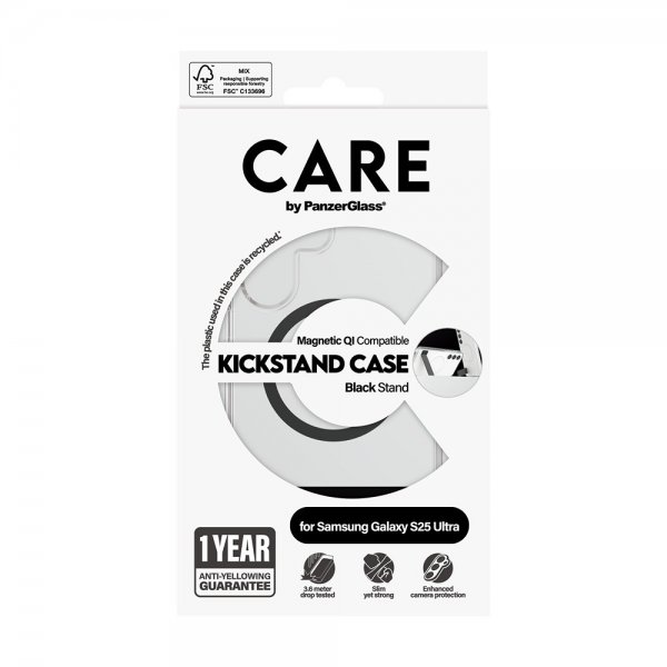 CARE by PanzerGlass Samsung Galaxy S25 Ultra Cover Kickstand MagSafe Sort