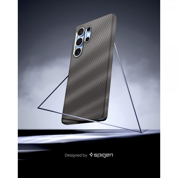 Spigen Samsung Galaxy S25 Ultra Cover Liquid Air Marble Gray