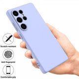 Samsung Galaxy S25 Ultra Cover med Rem Silikone Lilla