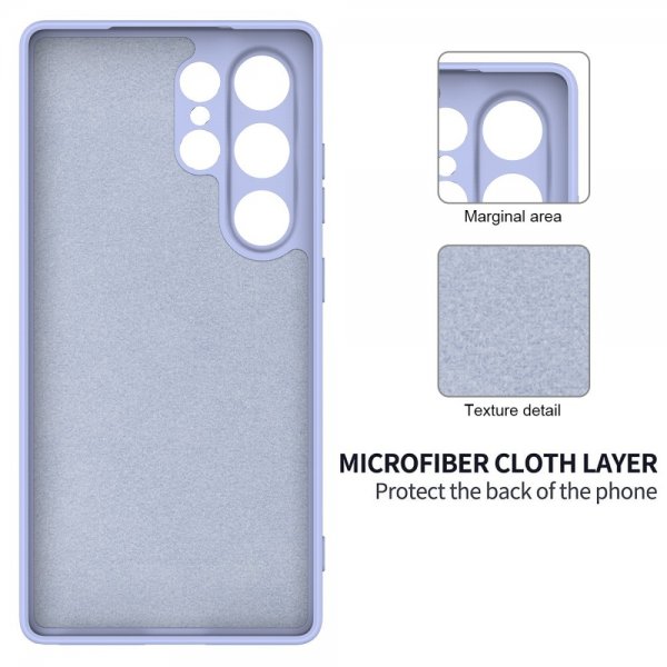 Samsung Galaxy S25 Ultra Cover med Rem Silikone Lilla