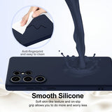 Samsung Galaxy S25 Ultra Cover med Strap Silikone MagSafe Mørkeblå